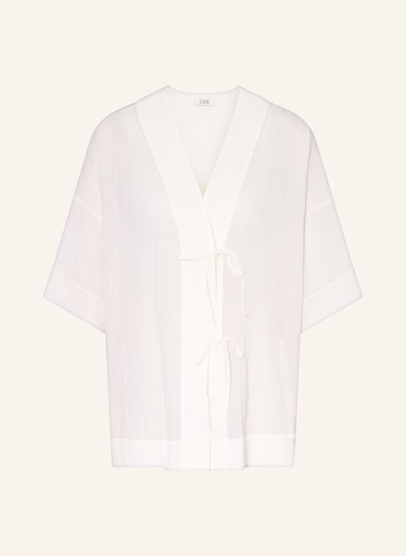 COS Blusenshirt aus Musselin ECRU
