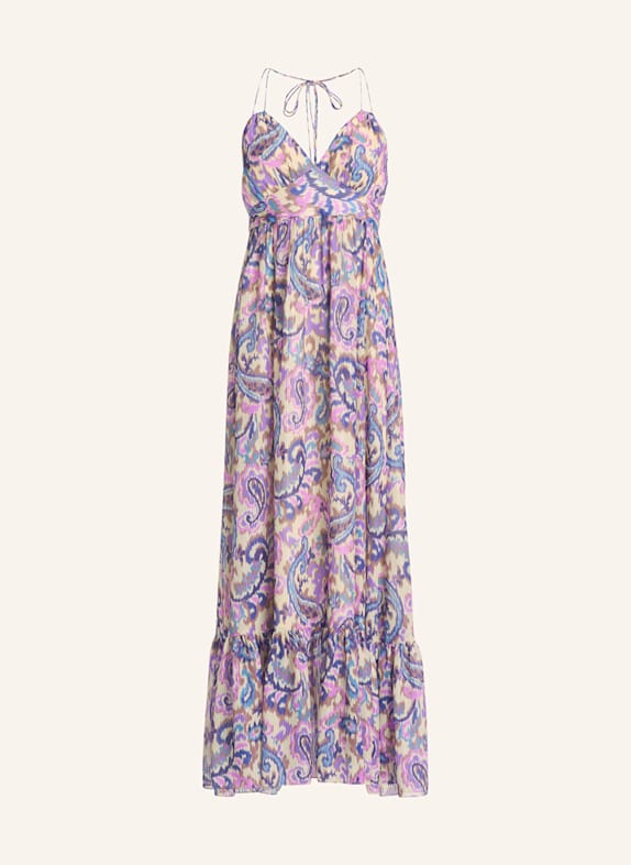 SWING Kleid mit Glitzergarn CREME/ BLAU/ DUNKELBRAUN