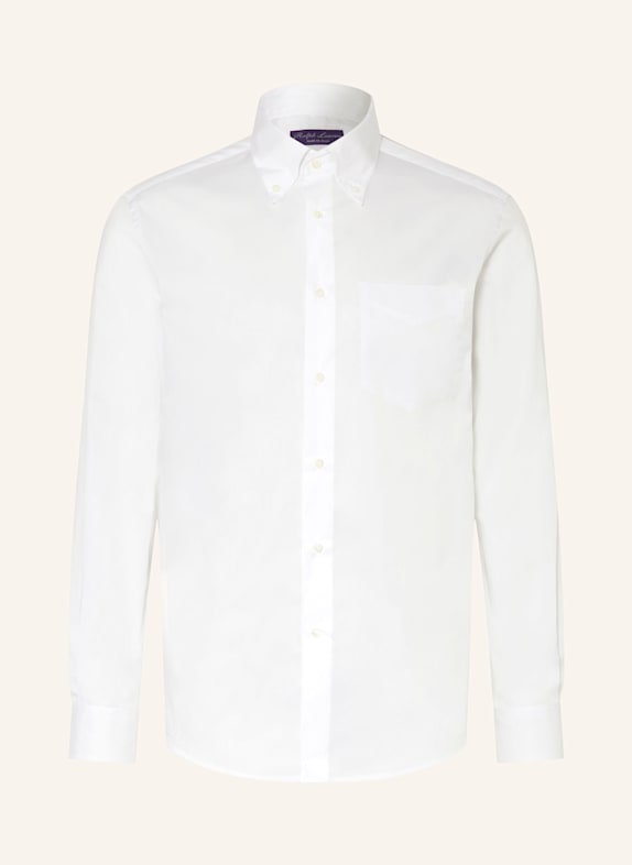 RALPH LAUREN PURPLE LABEL Hemd Slim Fit WEISS