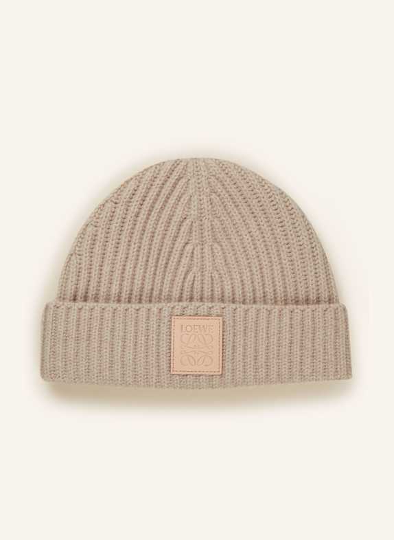 LOEWE Cashmere-Mütze BEIGE