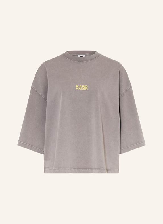 KARO KAUER Koszulka oversize SZARY
