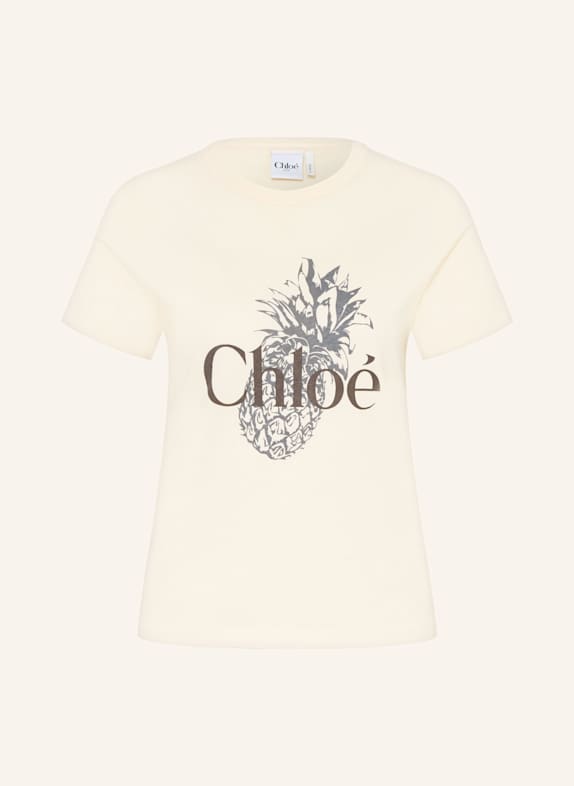Chloé T-Shirt HELLGELB/ GRAU/ SCHWARZ