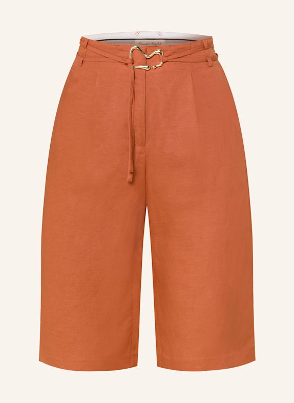 Phase Eight Short LOTTIE avec lin MARRON