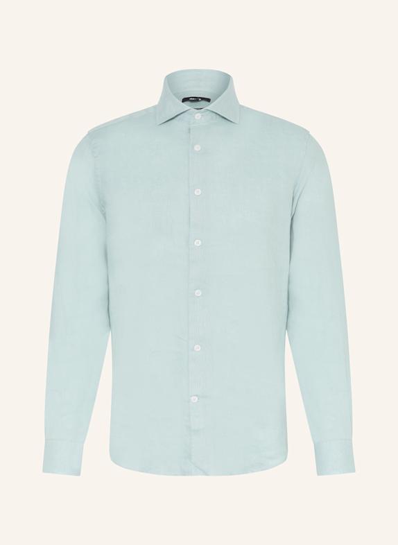 REISS Koszula z lnu RUBAN regular fit JASNOZIELONY