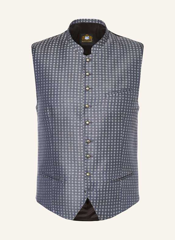 Hammerschmid Trachtenweste ENRICO Slim Fit BLAU/ SCHWARZ