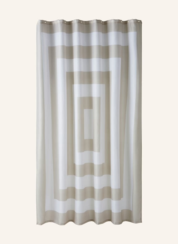 Jotex Duschvorhang WILLIAM BEIGE/ WEISS