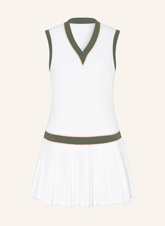 VARLEY Tenniskleid JOURI WEISS/ OLIV/ HELLROSA