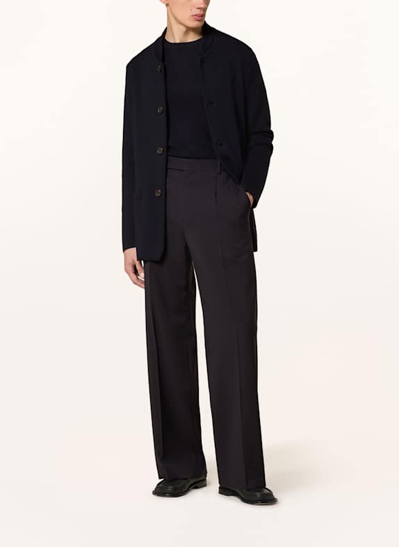 EMPORIO ARMANI strikket jakke MØRKEBLÅ