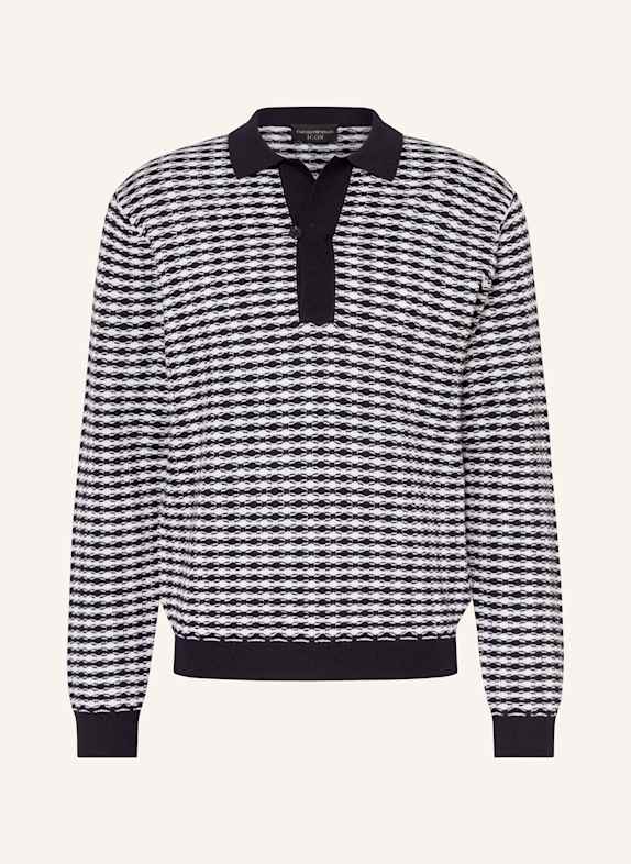 EMPORIO ARMANI Pullover WEISS/ DUNKELBLAU