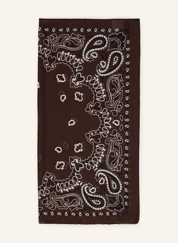 destin Tuch DUNKELBRAUN/ WEISS/ SCHWARZ