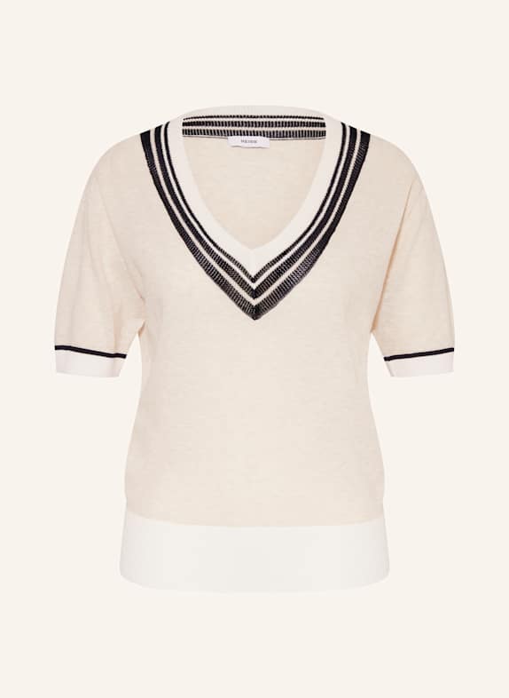 REISS T-Shirt IDA CREME/ SCHWARZ