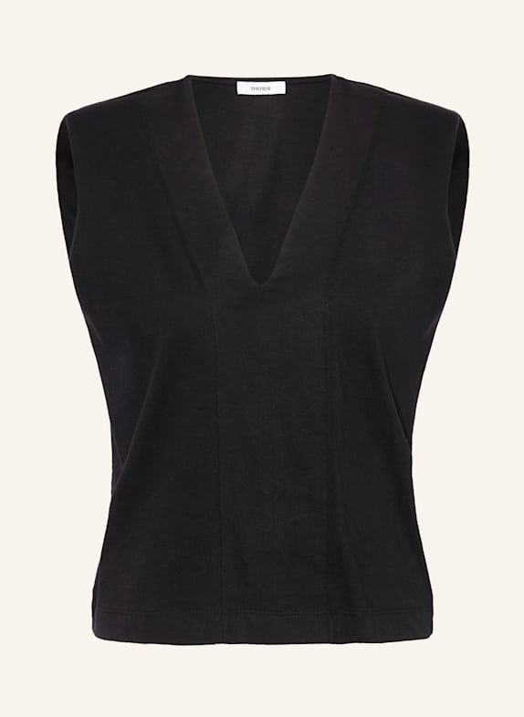 REISS Top BOXY SCHWARZ
