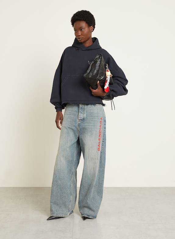 BALENCIAGA Wide Leg Jeans 5760 STAINED