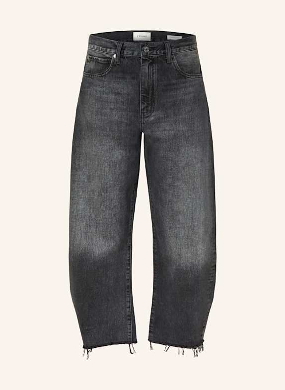 FRAME Barrel Jeans THE BUBBLE CROP LMTF LIMITLESS	RAW FRAY