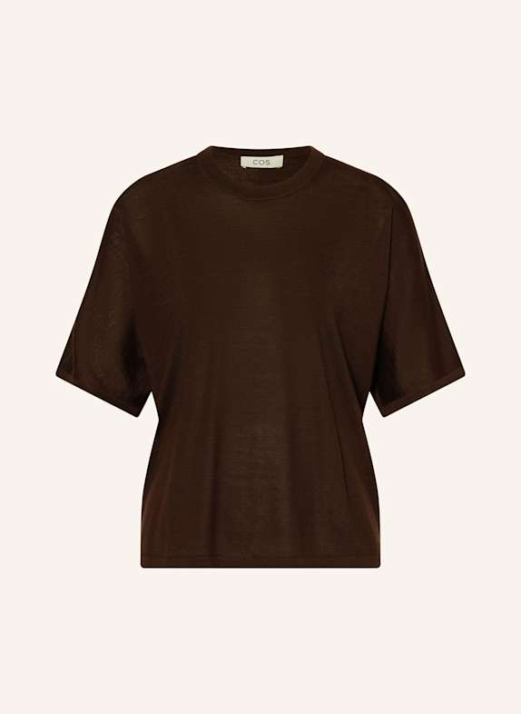 COS Strickshirt DUNKELBRAUN