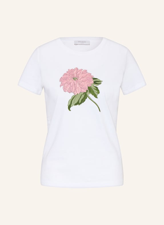 HOBBS T-shirt PIXIE BIAŁY/ RÓŻOWY/ ZIELONY