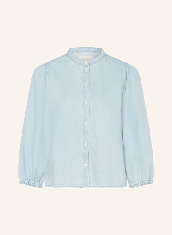 Part Two Bluse NICOLEPW in Jeansoptik HELLBLAU