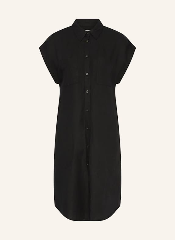 Part Two Shirt dress ELLENAPW with linen BLACK