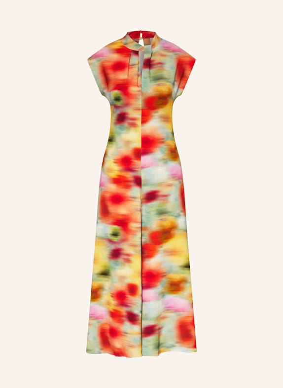 WHISTLES Kleid ROT/ HELLGRÜN/ DUNKELGELB
