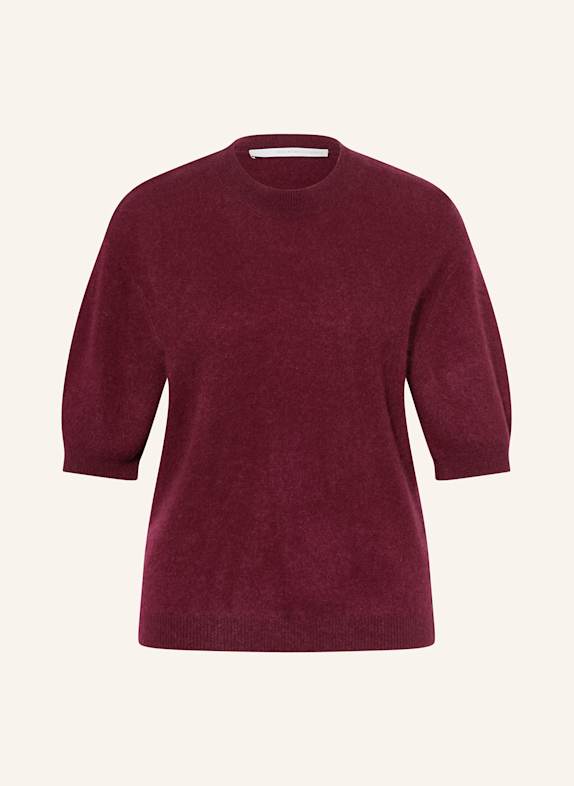 HERZEN'S ANGELEGENHEIT Knit shirt in cashmere DARK RED