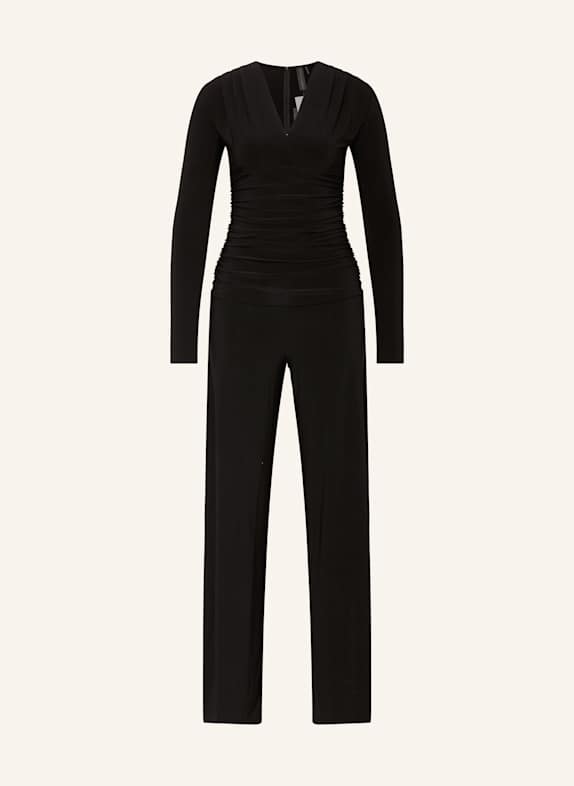 NORMA KAMALI Jersey jumpsuit BLACK