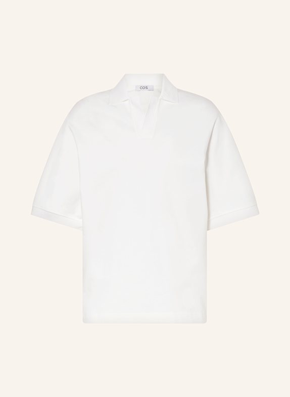 COS Jersey-Poloshirt Relaxed Fit WEISS