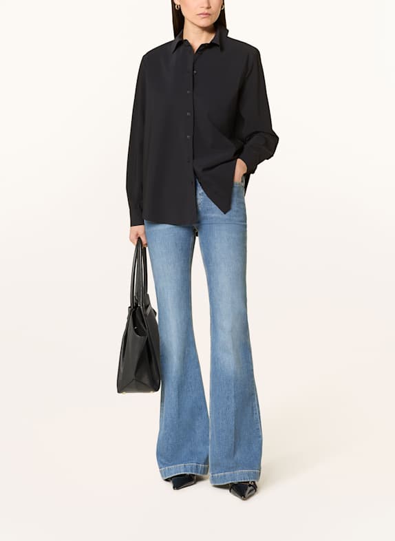RIANI Overhemdblouse van jersey ZWART