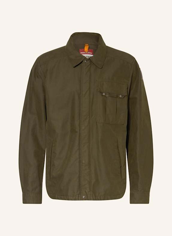 PARAJUMPERS MURA overshirt DARK GREEN