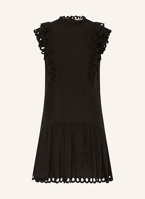 Phase Eight Kleid REENA mit Leinen SCHWARZ