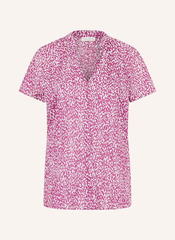 Marc O'Polo Blusenshirt FUCHSIA/ WEISS