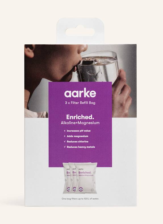 aarke 3er-Pack Nachfüll-Filter ENRICHED HELLORANGE/ WEISS