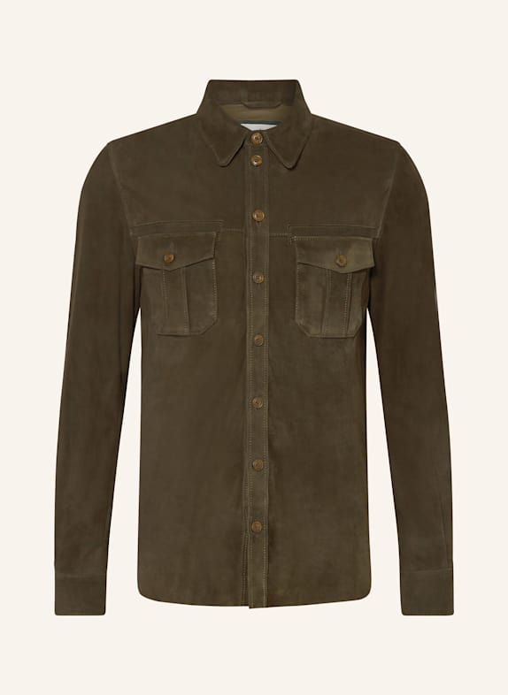 MEINDL Leder-Overjacket LITTLE ROCK DUNKELBRAUN