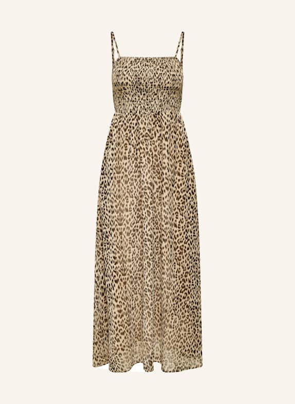 ONLY Kleid SCHWARZ/ CREME/ BEIGE