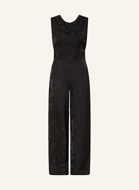 CLAUDIE PIERLOT Jacquard-Jumpsuit SCHWARZ