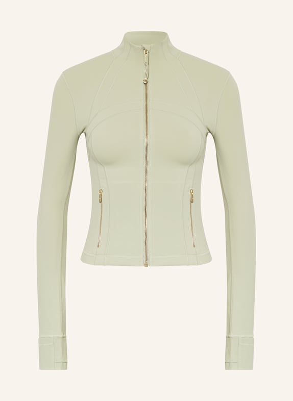 lululemon Yoga-Jacke DEFINE CROPPED HELLGRÜN