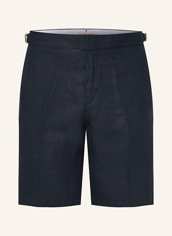 ORLEBAR BROWN Linen shorts DARK BLUE