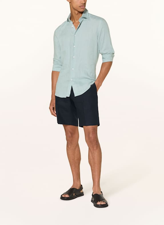 ORLEBAR BROWN Linnen shorts DONKERBLAUW
