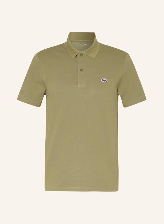 LACOSTE Strick-Poloshirt Regular Fit KHAKI