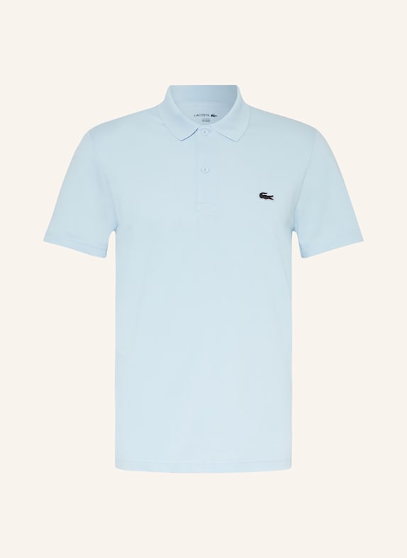 LACOSTE Strick-Poloshirt Regular Fit HELLBLAU