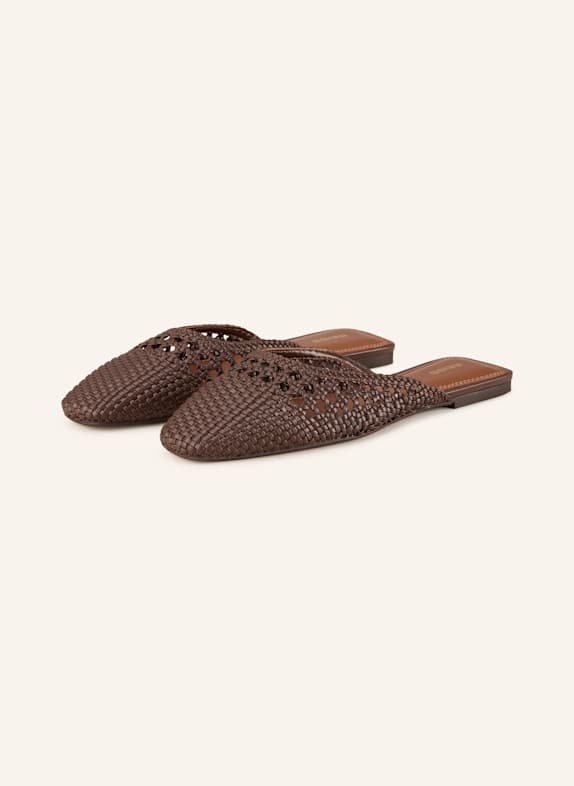 REISS Mules MARTA DUNKELBRAUN