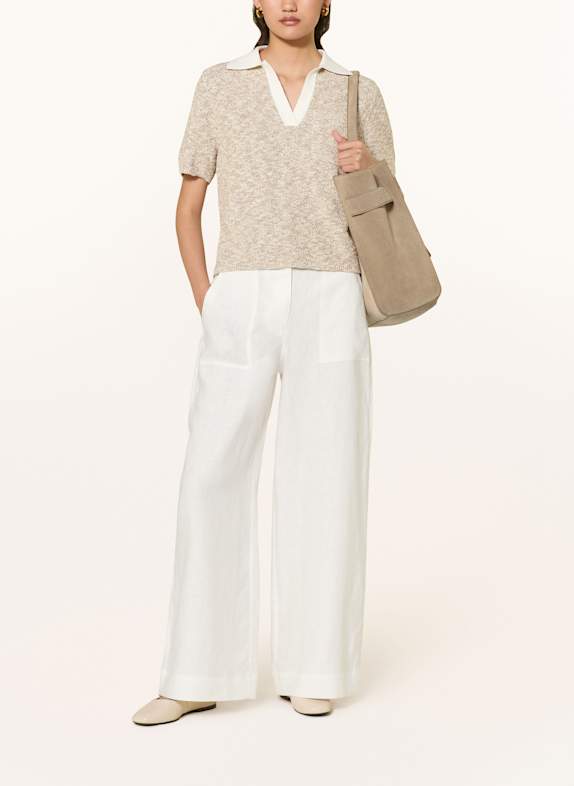 REISS Marlene broek ASHBY van linnen WIT