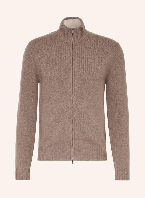 FIORONI Cashmere cardigan TAUPE