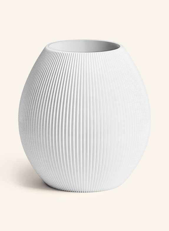 dennismaass Vase RUND MEDIUM WEISS