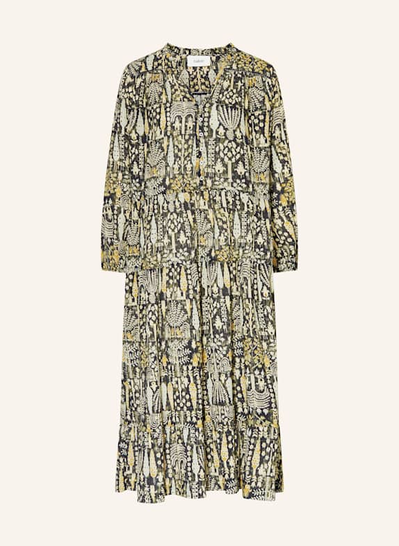 ba&sh Kleid PIDOLA DUNKELGRÜN/ DUNKELGELB/ HELLGELB