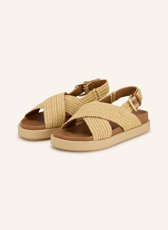 maje Sandalen BEIGE