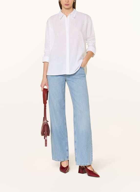 ONLY Wide leg jeans light medium blue denim