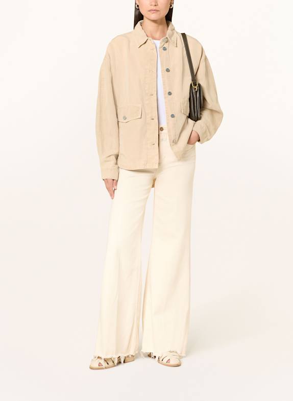 ALLSAINTS Overjacket HETTIE z lnem JASNOBRĄZOWY