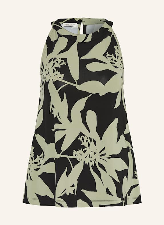 Marc O'Polo Blusentop SCHWARZ/ OLIV
