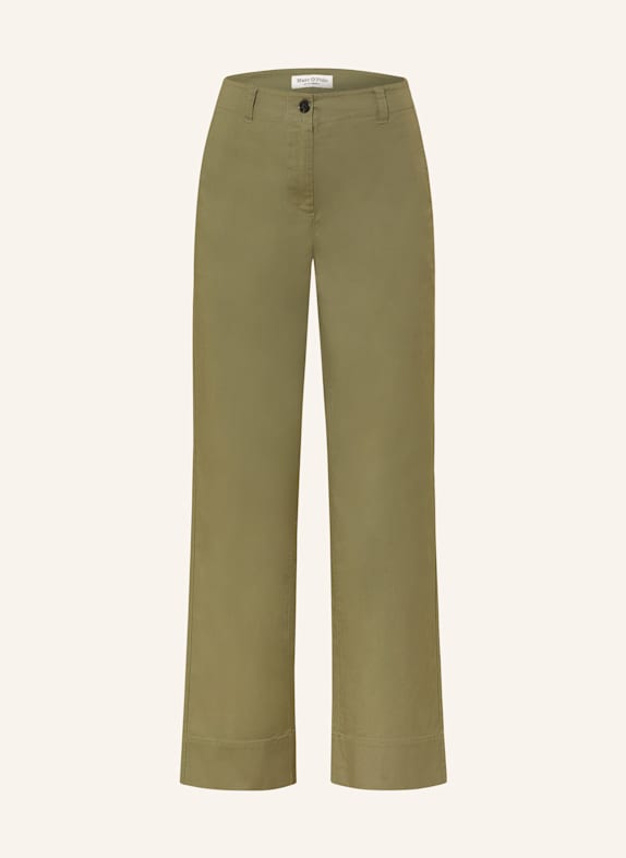 Marc O'Polo Wide leg trousers OLIVE