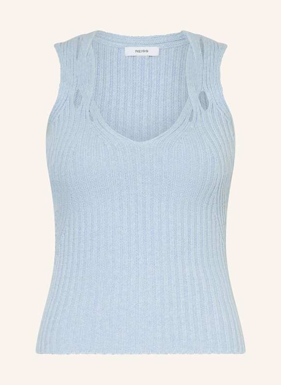 REISS Stricktop ALETHIA mit Leinen 45 blue